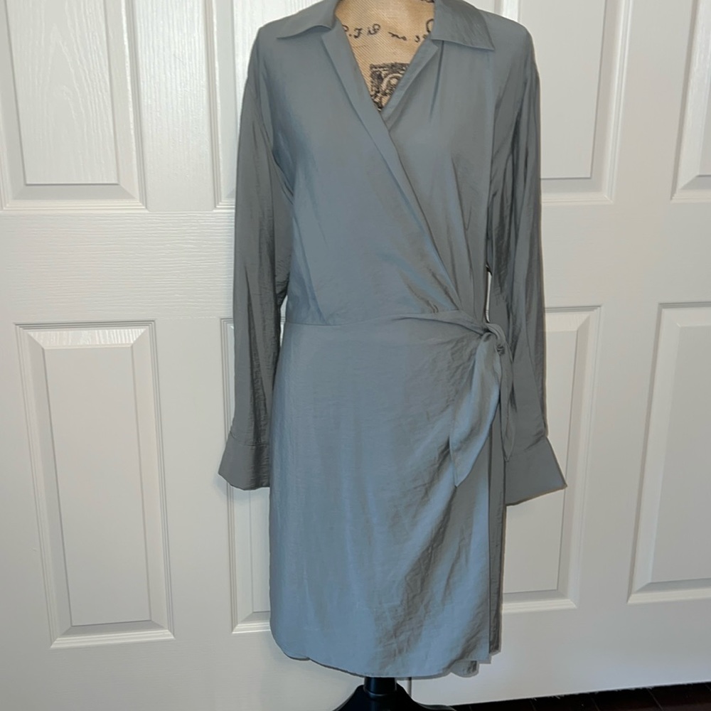 VINCE Wrap Dress. Quiet Luxury.